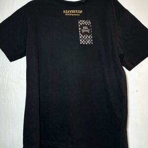 Rafaello Transfiguration black and gold cotton tee